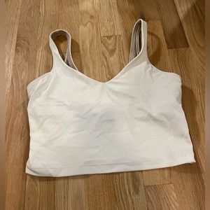 White Lululemon Align Tank